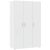 Dulap BASIC 110 cm, alb, 3 uși – din stoc