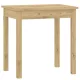 Masă de dining, culoare stejar. SENDI 75×55 cm