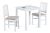 Set de sufragerie clasic alb din stoc Jaguar