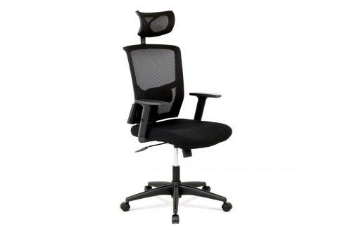 Scaun de birou ergonomic pivotant cu spătar, negru Ka-B1013 Din stoc