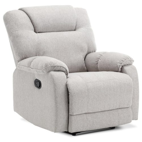 Scaun De Relaxare Reglabil Manual, Culoare Bej, Tapițat Cu Material Textil  TV-4088 , Din Depozit 