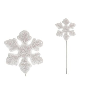 Decoratiuni de Craciun Fulg de zapadă la pachet de 8 buc