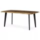 Masă de dining 160×90 cm, MDF, finisaj Old Wood HT-F4416 OLW