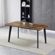 Masă de dining 160×90 cm, MDF, finisaj Old Wood HT-F4416 OLW