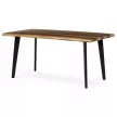Masă de dining 160×90 cm, MDF, finisaj Old Wood HT-F4416 OLW