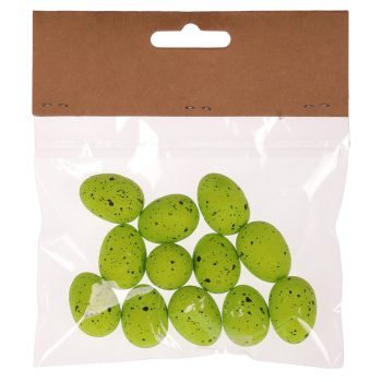  IEPURAȘ DIN POLISTIROL , CULOARE VERDE 12BUC/SET