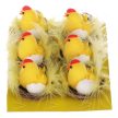 PUI ÎN COAJA DE OU , DECORAȚIE DE PRIMĂVARĂ/PAȘTE  6BUC/SET