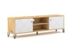 BILBAO RTV BO02 LE  Masă TV de culoare stejar artisanal/alb