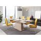 Masă de sufragerie extensibilă în culoarea stejarului Sonoma. 160-200x90 cm. GIANT 