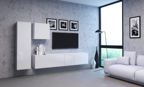 Vivo 2 LE Set de mobilier de living alb/alb lucios