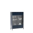 Vitrina din sticlă NISKA ELEGANZO LS-8 Culoare Indigo Blue