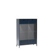 Vitrina din sticlă NISKA ELEGANZO LS-8 Culoare Indigo Blue