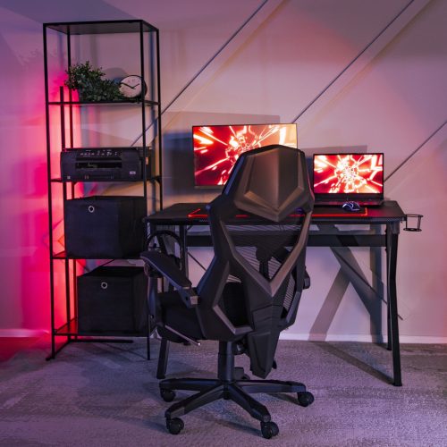 Bing. Scaun pivotant Gamer negru