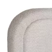 Pat HAGA 160x200 crem bouclé cu ladă de depozitare