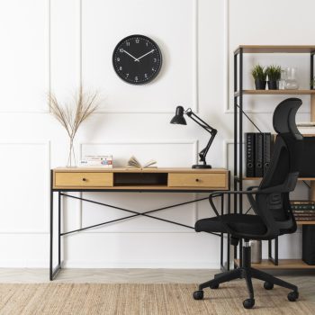 Masă REX 2 180–240 cm, marmură albă / stejar P3