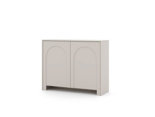 Comodă Arco cu 2 uși – design elegant, finisaj cașmir