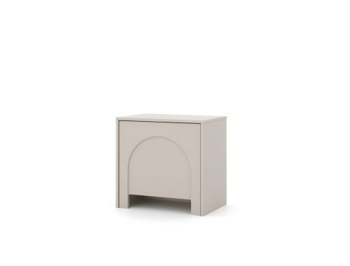 Noptieră elegantă Arco, culoare cașmir