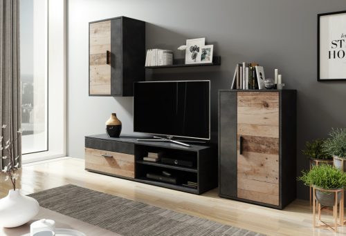 Set de mobilier living BERNO, culoare Matera / Old Style deschis