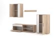 Set mobilier living stejar Sonoma / alb. BERNO