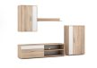 Set mobilier living stejar Sonoma / alb. BERNO