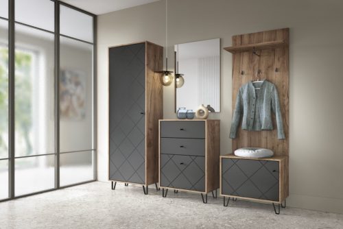 BILBAO BL20 Noptieră de Culoare Stejar Artisan 