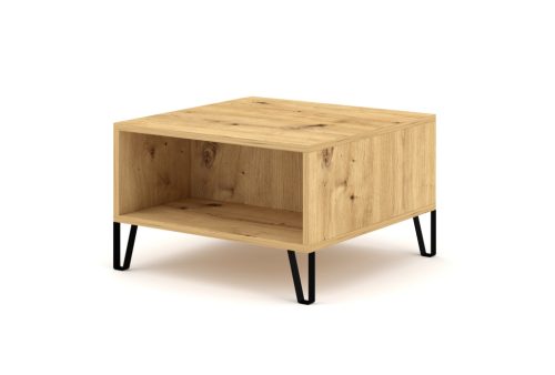 Birou VIGO in sonoma inchis / alb mat, realizat din placă de mobilier de 16 mm grosime.