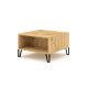 Birou VIGO in sonoma inchis / alb mat, realizat din placă de mobilier de 16 mm grosime.