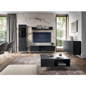 ARCO Noptieră in alb mat