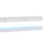 Comodă TV FLY DOUBLE alb/alb lucios LED 5W
