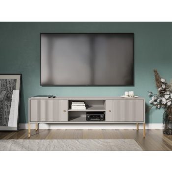 Suport TV în culoare cașmir/auriu. ISEO RTV IS01, 155 cm