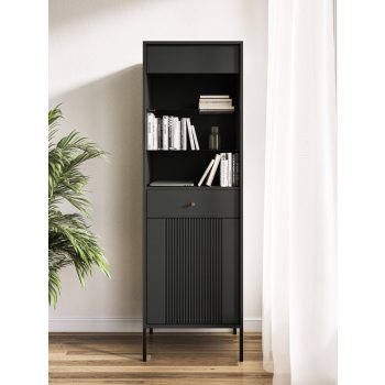 ARCO Comodă înaltă în negru mat