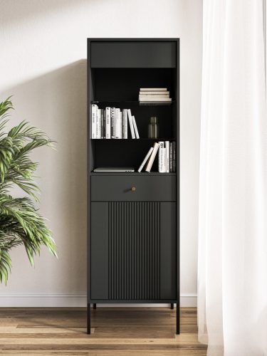 ARCO Comodă înaltă în negru mat