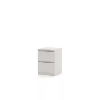 Noptieră SIMPLE 40 cm 2 sertare cașmir