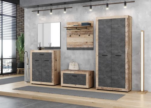 Noptieră VIVA de culoarea neagră VI06 2S