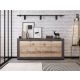 Scaun de sufragerie din catifea, bej elegant VIKI
