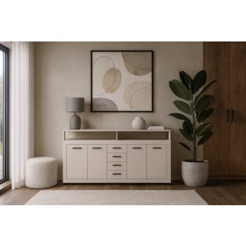 Comodă XXL/LUNA în culoarea Cașmir