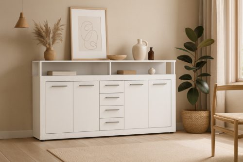 Comodă XXL/LUNA 4U4S stejar Sonoma/stejar Sonoma