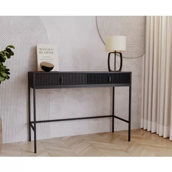   Masă de toaletă / cosmetică, culoare neagră. MAGGIORE MA07 2S