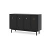 Comodă Negru/Auriu. MAZOMA KOMODA 4D
