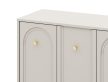 Comodă MAZOMA, 4 uși, cașmir/auriu