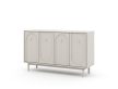 Comodă MAZOMA, 4 uși, cașmir/auriu