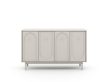 Comodă MAZOMA, 4 uși, cașmir/auriu