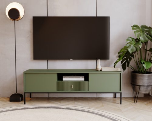 Suport TV în culoare verde mat. MAGGIORE MA01 2D1S