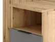 Set mobilier pentru hol în combinația de culori stejar Evoke / tablila / grafit – NORDIC C