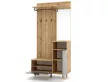 Set mobilier pentru hol în combinația de culori stejar Evoke / tablila / grafit – NORDIC C