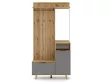 Set mobilier pentru hol în combinația de culori stejar Evoke / tablila / grafit – NORDIC C