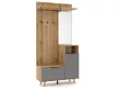 Set mobilier pentru hol în combinația de culori stejar Evoke / tablila / grafit – NORDIC C