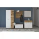 SANTO Mobilier  Pentru Hol Culoare WOTAN Stejar/Alb Culoare