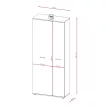 SANTO Mobilier  Pentru Hol Culoare WOTAN Stejar/Alb Culoare
