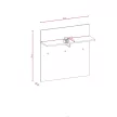 SANTO Mobilier  Pentru Hol Culoare WOTAN Stejar/Alb Culoare
